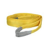 WOLFPACK LINEA PROFESIONAL Eslinga Plana Doble Banda 3.000 Kg. Factor Seguridad 7:1, Longitud: 5 Metros Ancho 9 cm. 100% Poliester. Color Amarilla