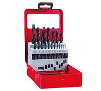 Wolfpack linea profesional - estuche brocas hss 1-10 mm. 19 piezas