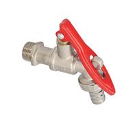 WOLFPACK LINEA PROFESIONAL Grifo Esfera 1/2" con Sistema De Bloqueo por Candado Grifo Jardin Exterior, Grifo con Bloqueo y Conector Manguera