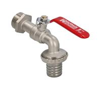 Wolfpack Linea Profesional Grifo Jardín Esfera 1". Grifo Exterior para Sistemas de Agua.