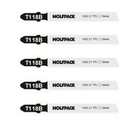 Wolfpack linea profesional hoja sierra calar metal grueso 5 piezas hss
