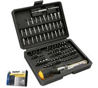Wolfpack linea profesional juego puntas con destornillador 1/4' 99 pzs
