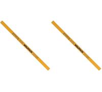 WOLFPACK LINEA PROFESIONAL Lapiz Carpintero Standar Extralargo 5 Lapices. Marcador Carpinteria, Albañileria, Construcción. (Paquete de 2)