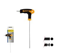 WOLFPACK LINEA PROFESIONAL Llave Allen Con Bola Mango Bimaterial Soft Touch Forma T 2,0 mm. Acero Cromo Vanadio, Destornillador allen, llave hexagonal