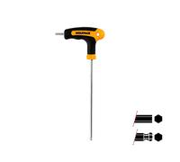 WOLFPACK LINEA PROFESIONAL Llave Allen Con Bola Mango Forma T 4,0 mm. Con Colgador