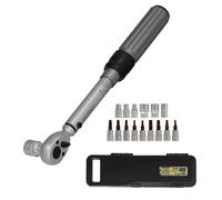 Wolfpack linea profesional llave dinamometrica 1/4' con 9 puntas hexag