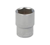 WOLFPACK LINEA PROFESIONAL Llave Vaso 1/2" Hexagonal 21 mm. Perfil de 6 caras. Acero Cromo Vanadio, Aristas Redondas