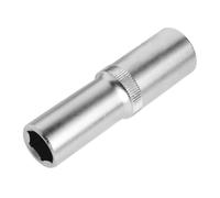 WOLFPACK LINEA PROFESIONAL Llave Vaso 1/2" Hexagonal Larga 24 mm. Perfil de 6 caras. Acero Cromo Vanadio, Aristas Redondas
