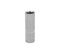 WOLFPACK LINEA PROFESIONAL Llave Vaso 1/4" Hexagonal Larga 11 mm. Perfil de 6 caras. Acero Cromo Vanadio, Aristas Redondas