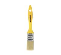 WOLFPACK LINEA PROFESIONAL Paletina Profesional Cerda Blanca Ancho 30 mm. Cerdas Naturales Mango Plastico Ergonomico, Brocha Pintor, Pincel Pintura