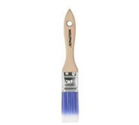 WOLFPACK LINEA PROFESIONAL Paletina Profesional Plus Ancho 30 mm. Cerdas Sintenticas PBT, Mango Madera Haya Ergonomico, Brocha Pintor, Pincel Pintura