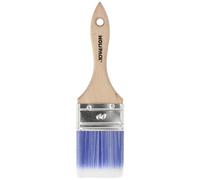WOLFPACK LINEA PROFESIONAL Paletina Profesional Plus Ancho 60 mm. Cerdas Sintenticas PBT, Mango Madera Haya Ergonomico, Brocha Pintor, Pincel Pintura