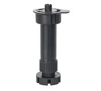 WOLFPACK LINEA PROFESIONAL Pata Regulable Fija 13/20 cm. Negro