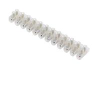 WOLFPACK LINEA PROFESIONAL Regleta Ficha Empalme 16 Amperios/Seccion 12 mm. Envase de 10 Regletas de 12 Fichas Cada Una.
