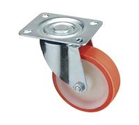 WOLFPACK LINEA PROFESIONAL Rueda Industrial Poliuretano Placa 100 mm