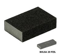 Wolfpack linea profesional - taco lija grano medio (bolsa de 20 piezas