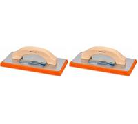WOLFPACK LINEA PROFESIONAL Talocha Espuma Naranja/Aluminio 14x21cm. (Paquete de 2)