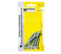 WOLFPACK LINEA PROFESIONAL Tirafondo Barraquero Din571 8x70 mm. (5 Piezas)