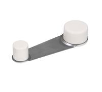 Wolfpack linea profesional tope puerta adhesivo con retenedor blanco