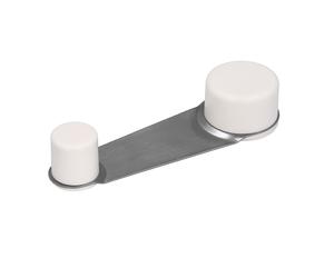 Wolfpack linea profesional tope puerta adhesivo con retenedor blanco