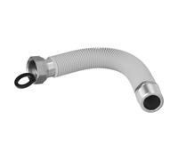 WOLFPACK LINEA PROFESIONAL Tuberia Extensible Agua Acero Inoxidable Corrugado. Longitud de 22,5 a 30 cm. Tomas 3/4"