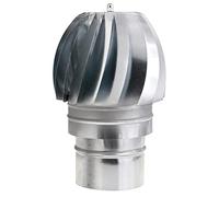 WOLFPACK LINEA PROFESIONAL Wolfpack Sombrero Extractor Galvanizado para Estufa, Chimenea, Extracción de Humos, Para tubo Ø 120 mm.