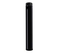 Wolfpack tubo de estufa acero vitrificado negro ø 100 mm. ideal estufas de leña, chimenea, alta resistencia, color negro