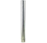 Wolfpack tubo estufa acero galvanizado ø 110 mm, ideal estufas de leña, chimenea, alta resistencia, conducto humos