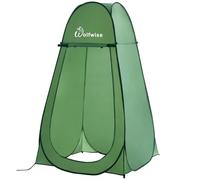 Wolfwise Tienda De Campaña Pop Up, Tiendas Instantáneas Carpas Vestidor Vestuario Espacioso para Camping, Ciclismo, Baño, Ducha, Playa, Ancho 40" (100 cm), Alto 75" (190 cm), Verde