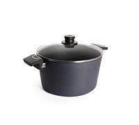 Woll 128dpsl Diamond Lite Fundido cazuela con 2 Asas y Tapa de Cristal en Caja, 28 cm de diámetro, 15,5 cm de Altura, 7,5 L