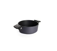 Woll Diamond Lite - Cacerola de 24 cm de diámetro, 9 cm de alto, 3,8 litros, con 2 asas laterales, apta para cerámica, gas, eléctrica, halógena, no apta para cocinas de inducción, aluminio fundido,