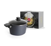 Woll Diamond Lite NB-DPI-124-L - Cacerola de aluminio forjado para inducción, resistente al calor hasta 250 grados, apta para lavavajillas, diámetro: 24 cm, capacidad: 5,5 L
