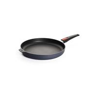 Woll Diamond Lite - Sartén (inductiva, diámetro de 32 cm, 5 cm de Alto, con Mango extraíble, Apta para Todo Tipo de Fuegos, Aluminio Fundido, Revestimiento Antiadherente, Apta para Horno, Antracita)