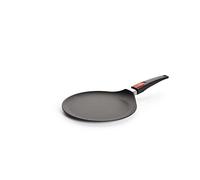Woll Diamond Lite - Sartén para Crepes (26 cm de diámetro, Mango extraíble, Apta para vitrocerámica, Gas, eléctrica, halógenos, no Apta para inducción, Aluminio Fundido, Revestimiento Antiadherente,
