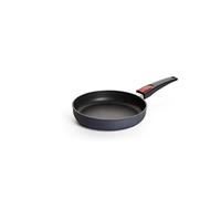 Woll Diamond Lite - Sartén plana (para inducción, 22 cm de diámetro, 5 cm de alto, con mango extraíble, apta para todo tipo de fuegos, aluminio fundido, apta para horno, color antracita