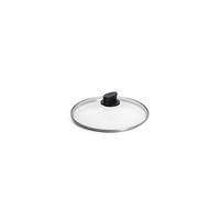 Woll Eco Lite - Tapa de cristal (redonda, 24 cm de diámetro), transparente