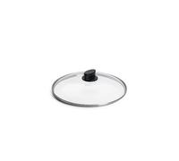 Woll Eco Lite - Tapa de cristal (redonda, 28 cm de diámetro), transparente