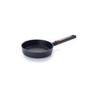 Woll Eco Logic QXR - Sartén plana de hierro fundido (inductiva, diámetro de 20 cm, 5 cm de alto, con mango extraíble, apta para todo tipo de cocinas, sin PFAS, revestimiento antiadherente, aluminio