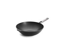 WOLL Eco Logic QXR - Sartén wok y agitador de 32 cm de diámetro, 10 cm de alto, con mango de acero inoxidable extraíble, sin PFAS, antiadherente sin PFAS, sartén de inducción, sartén de inducción