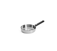 Woll Logic Steel - Sartén (inductiva, diámetro de 20 cm, altura de 4,5 cm, mango extraíble, apta para todo tipo de fuegos, sin PFAS)