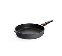 Woll Sartén Diamond Lite de borde alto, inductiva, 32 cm de diámetro, 7 cm de alto, con asa extraíble, adecuada para todo tipo de estufas, aluminio fundido, revestimiento antiadherente, apta para horno, antracita, 1 pieza