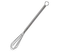 WOLMIK Batidor pequeño, mini batidor, manual de 15,5 cm, robusto batidor de acero inoxidable, calidad de acero inoxidable para batir la masa, batir claras de huevo, batir mantequilla, batir la crema