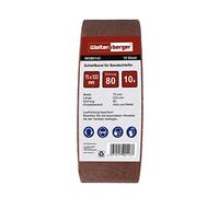 Woltersberger® 10 bandas de lija de tejido | Tamaño 75 x 533 mm | Grano P150 | Lijadora anda de papel de lija