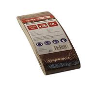 Woltersberger® 10 bandas de lija de tejido | Tamaño 75 x 533 mm | Grano P60 | Lijadora anda de papel de lija
