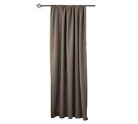WOLTU Cortinas Opacas Gruesas con cordón, 135x245cm, Gris