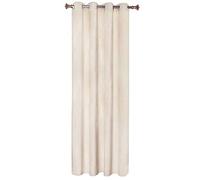 WOLTU Cortinas Opacas Terciopelo Aislantes 1 Pieza 140 x 270 cm Cortina Moderna Térmica con 8 Ojales para Salon Habitacion Dormitorio Beige