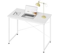 WOLTU Escritorio de Trabajo, Mesa de Ordenador, Blanca