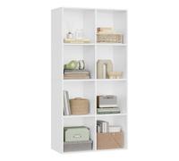 WOLTU Estantería Libreria Biblioteca de Almacenaje | con 8 Compartimentos, para Casa y Oficina, Estanteria de Piso Moderna, Ideal para Estudio Juvenil y Salón, 60x29,5x121cm