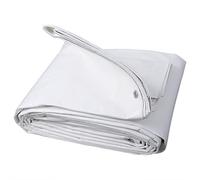 WOLTU Lona Impermeable Reforzada con Ojales 3x4m Blanco