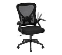 WOLTU Silla de Oficina Ergonómica, Silla de Escritorio, Negro
